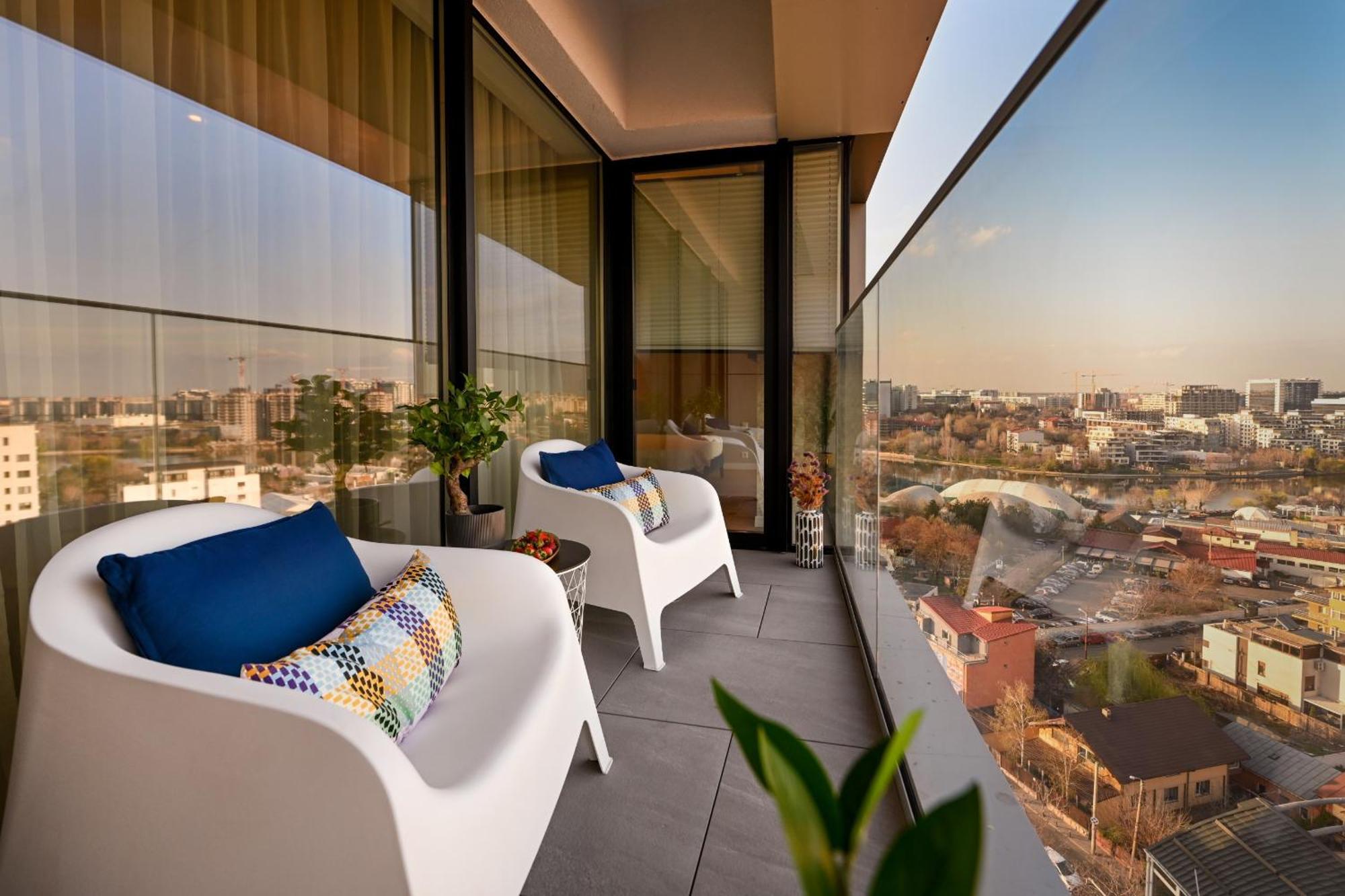 One Verdi Park Exclusive Apartments - Panoramic View & Private Parking Bukareszt Zewnętrze zdjęcie