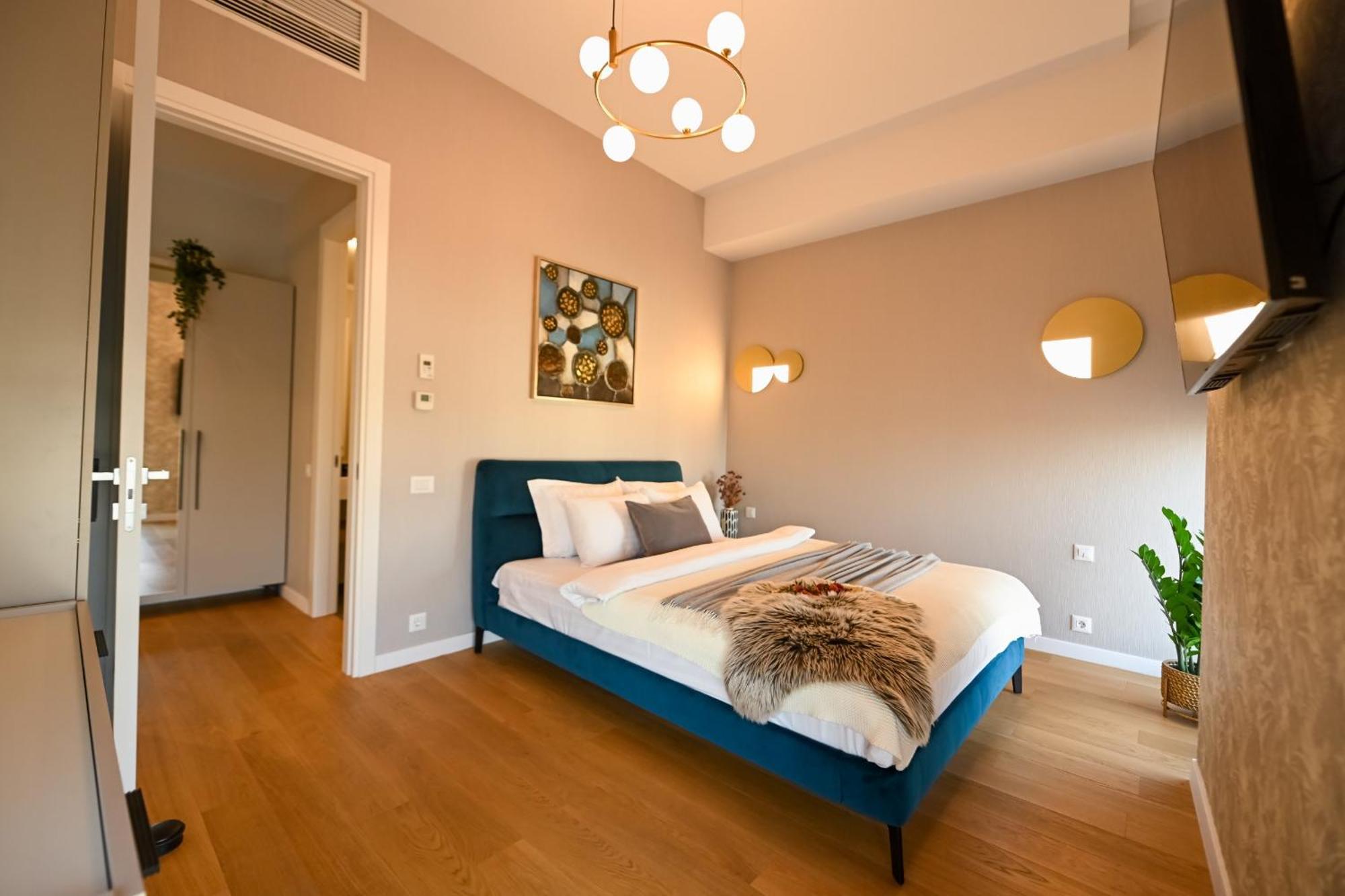 One Verdi Park Exclusive Apartments - Panoramic View & Private Parking Bukareszt Pokój zdjęcie