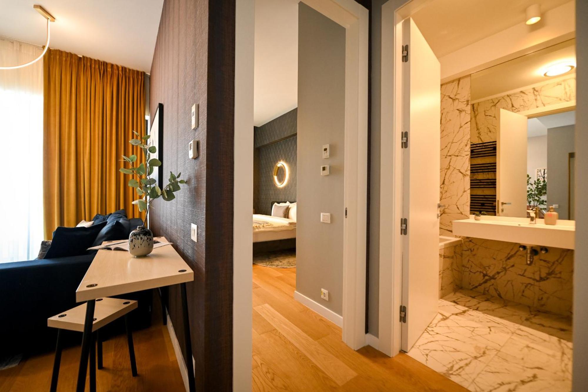One Verdi Park Exclusive Apartments - Panoramic View & Private Parking Bukareszt Pokój zdjęcie
